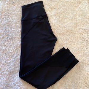 Lululemon leggings, size 6 black. Luon fabric.
